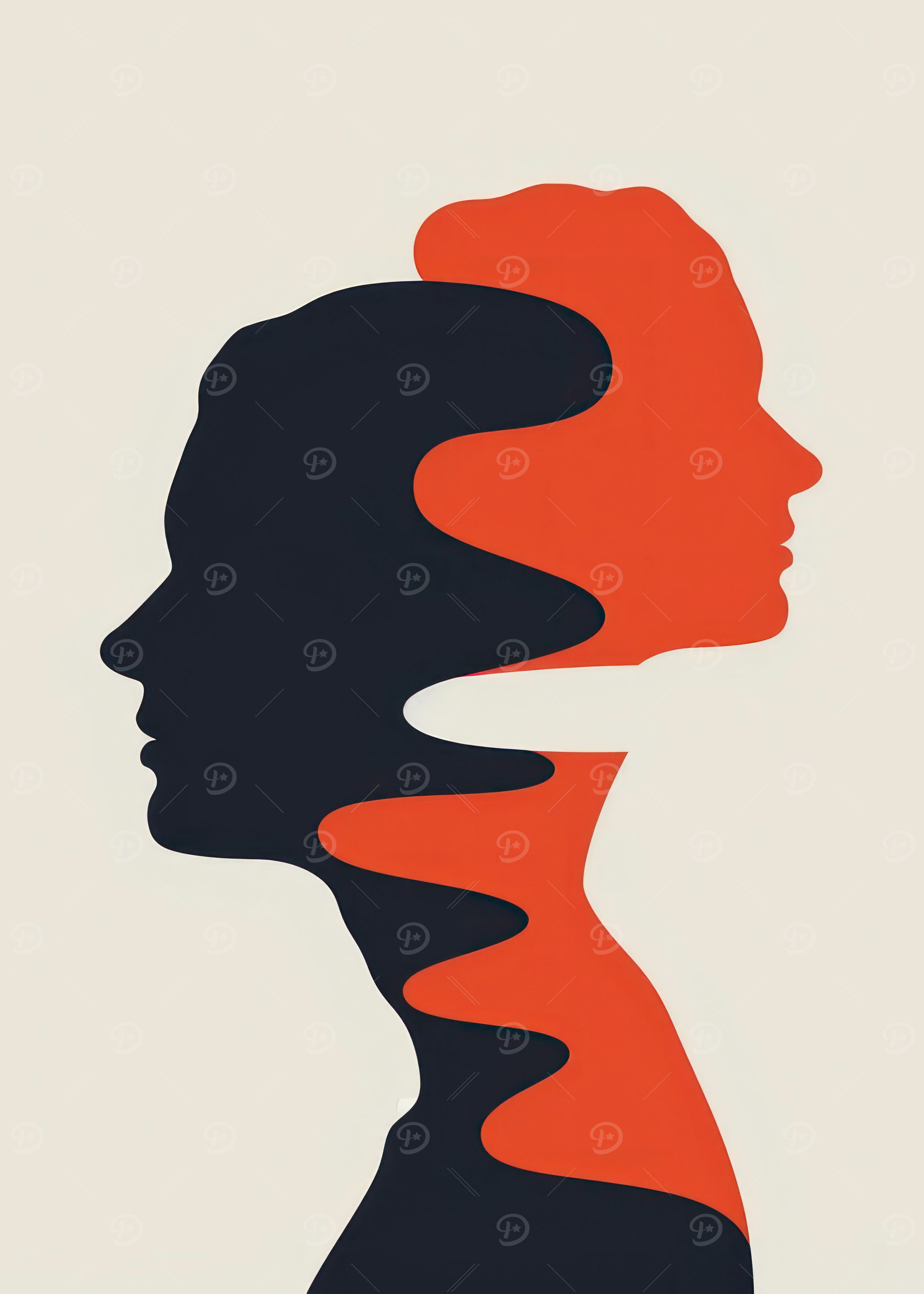 Two Silhouettes