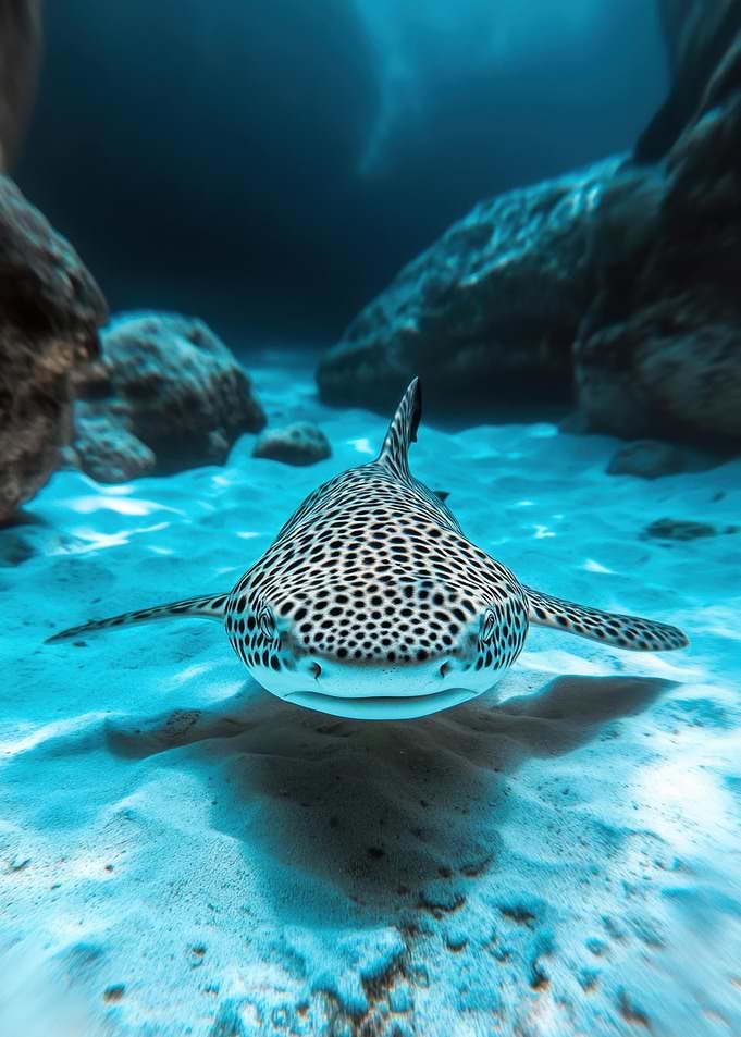 Leopard Shark Underwater