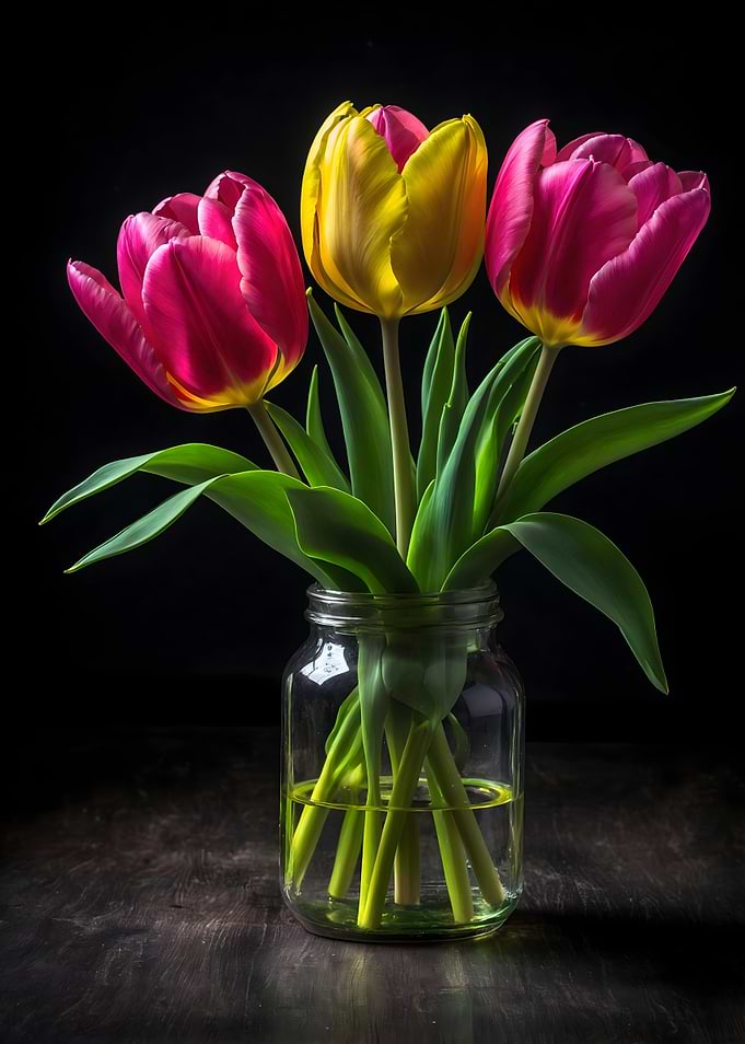 Tulips in a Jar