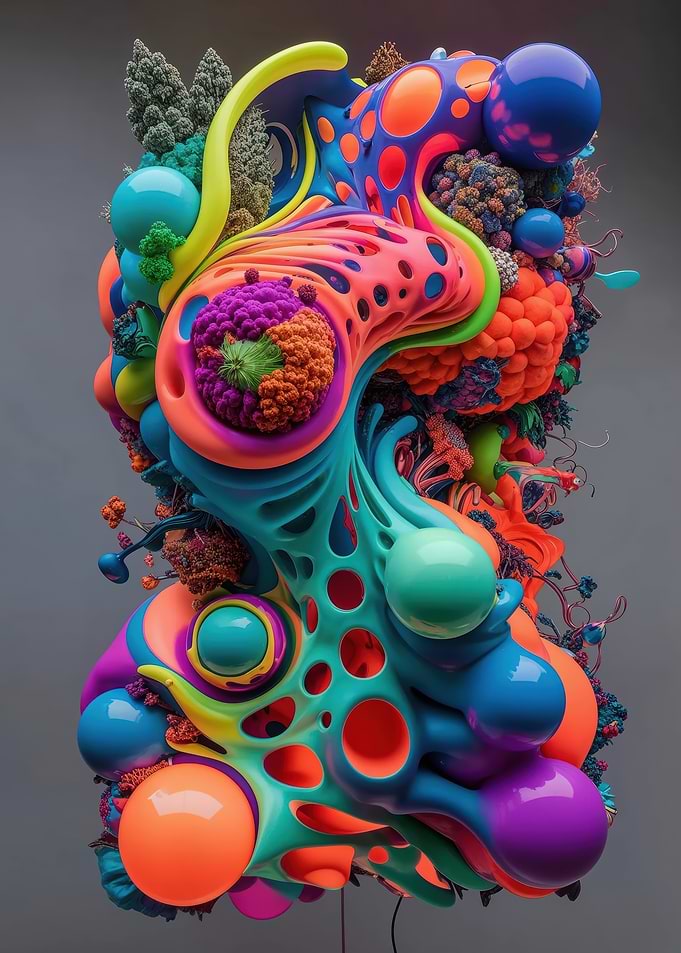 Chromatic Reef Bloom