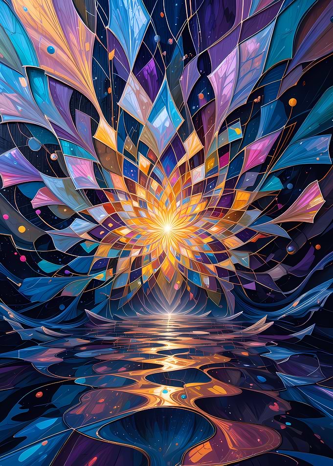 Stained Glass Galaxy