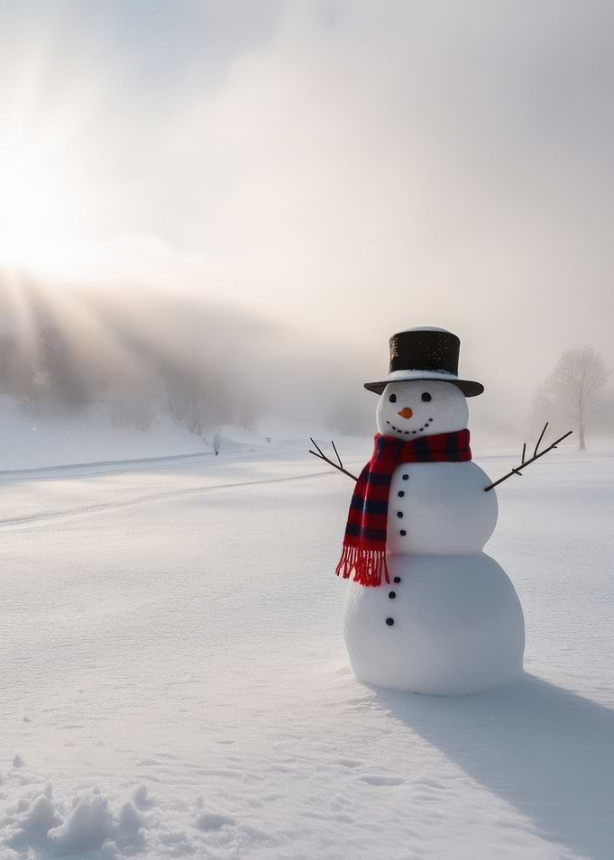Snowman in Winter Wonderland