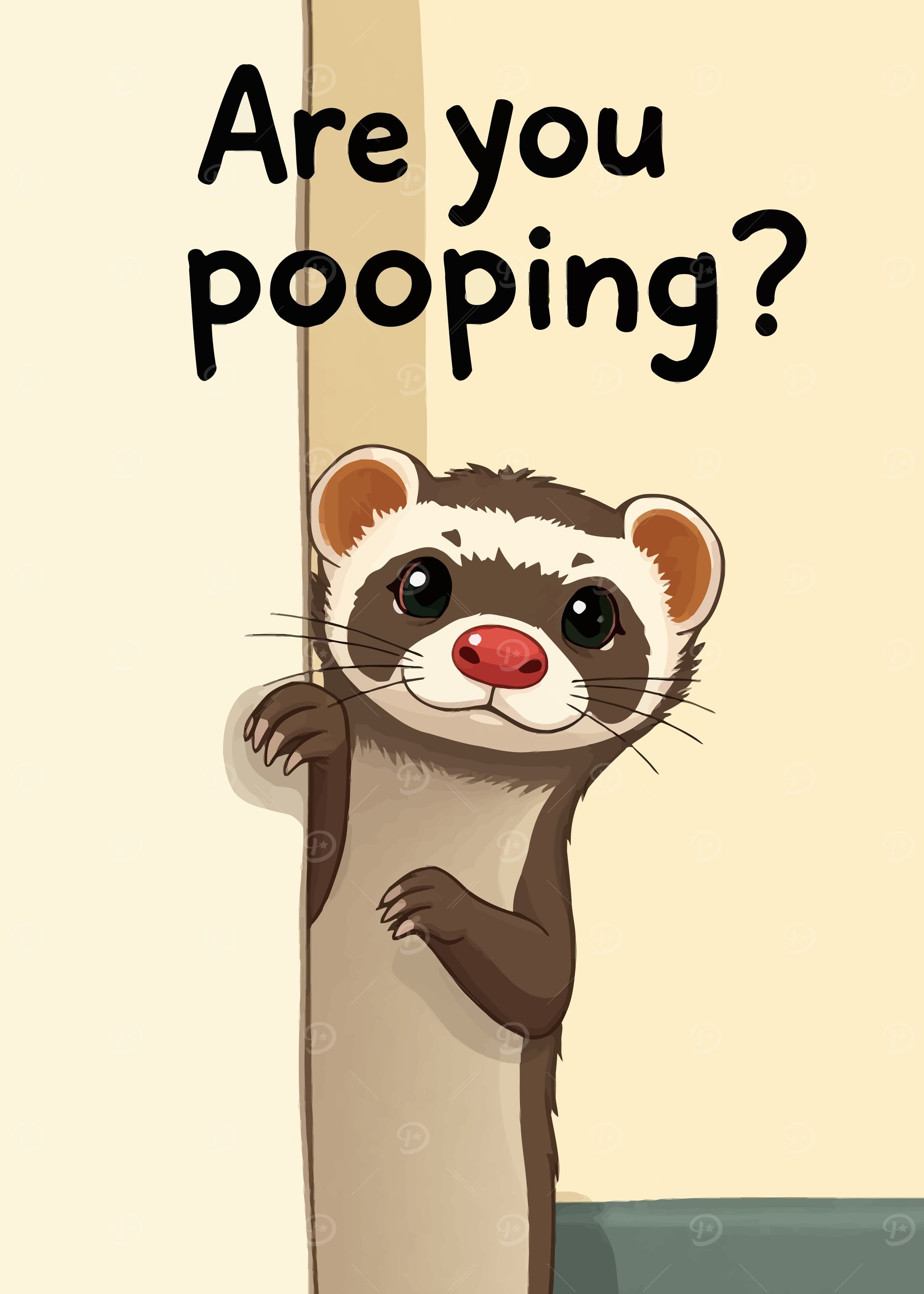 Ferret Asking a Question
