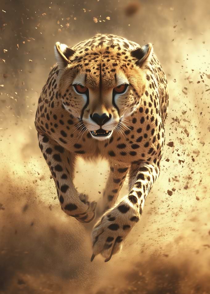 Cheetah Running