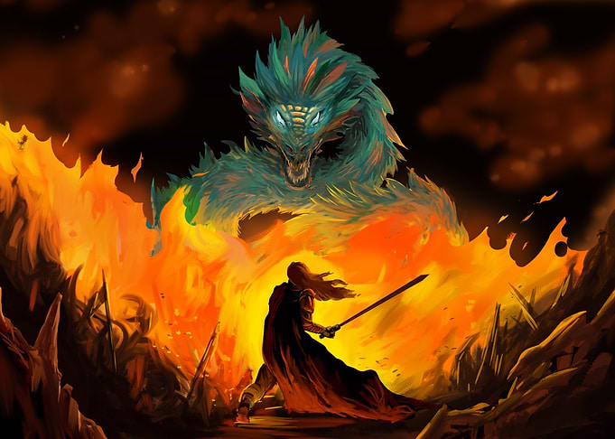 Quetzacoalt and Warrior