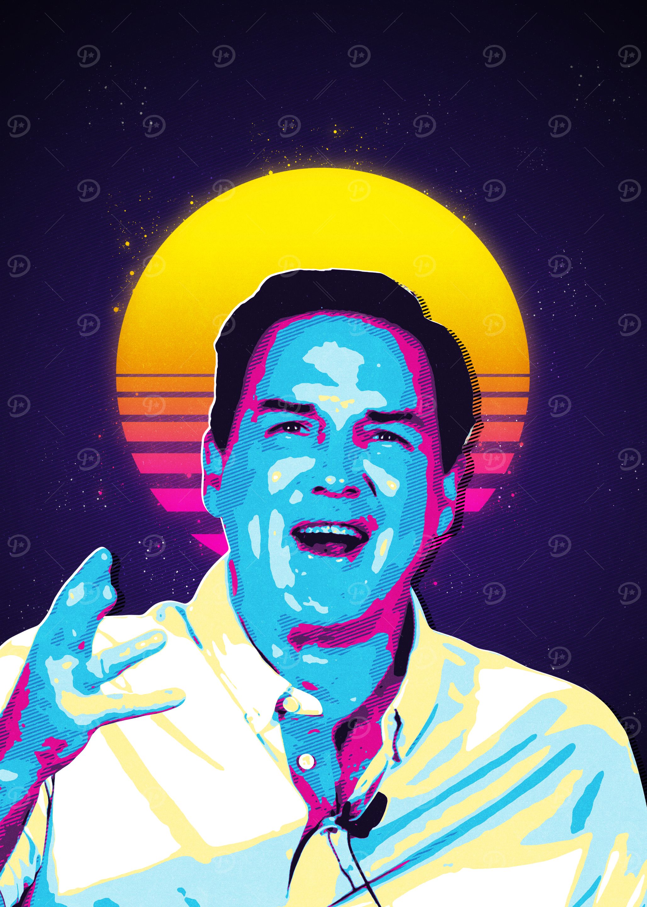 Norm MacDonald retro 80s