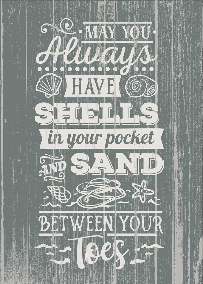 Beach Saying Sign