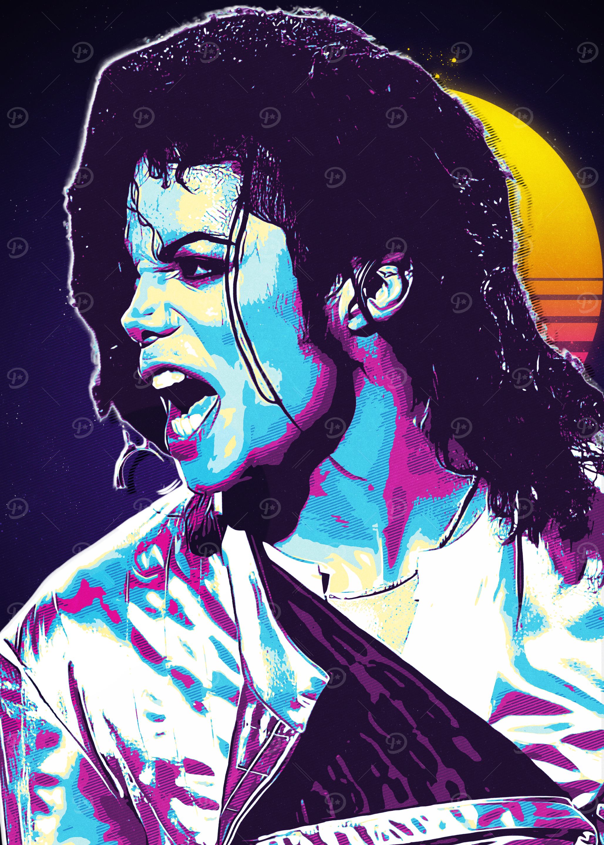 Michael Jackson Retro Art