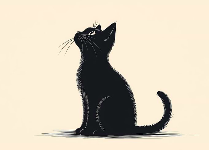Black Cat Silhouette