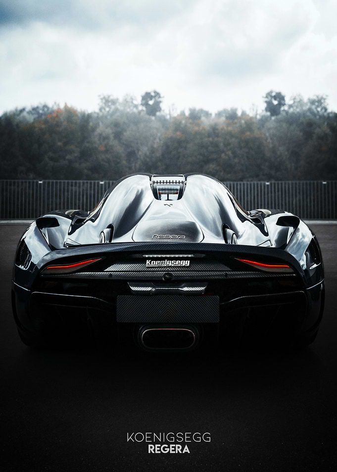 Koenigsegg Regera Rear View