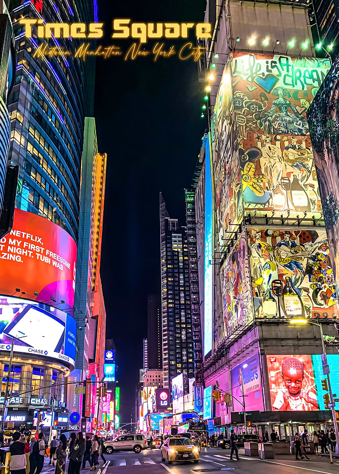 Times Square Night View