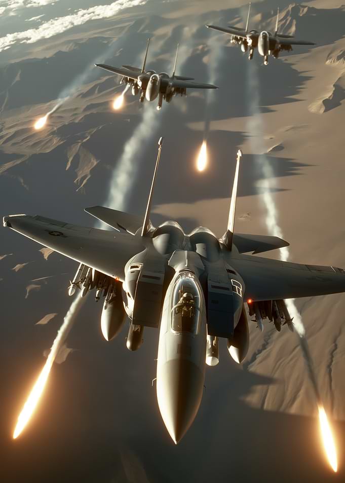 F-15 Eagle Fighter Jets