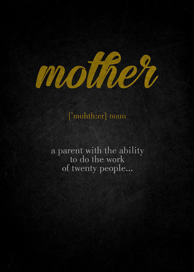 Mother Definition Print