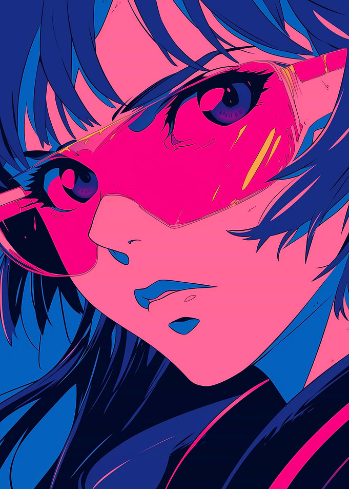 Anime Girl in Sunglasses