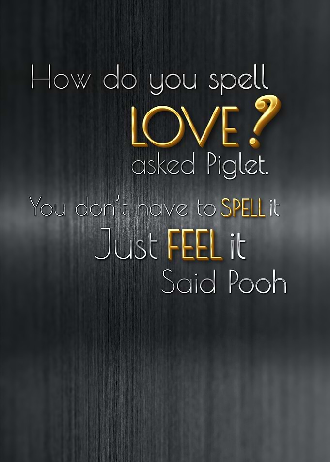 Winnie the Pooh Love Quote