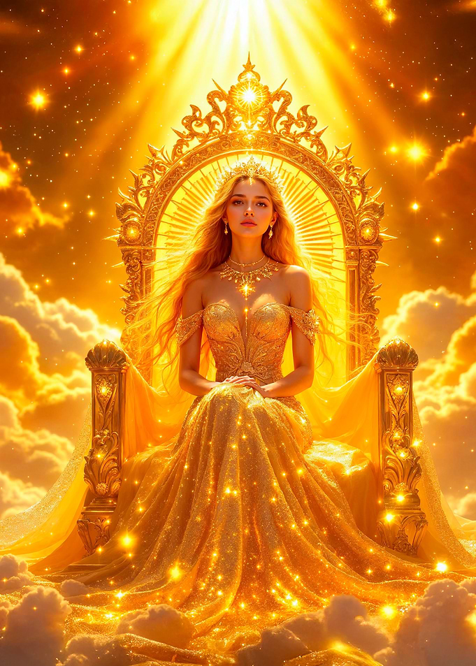 Golden Goddess Throne