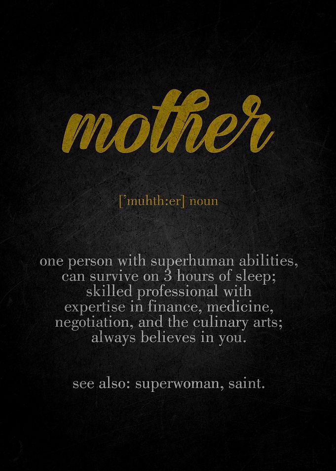 Mother Definition Print
