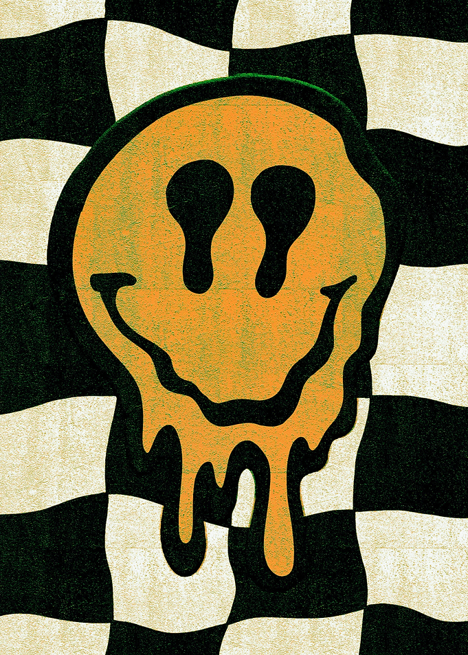 Melting Smiley Face