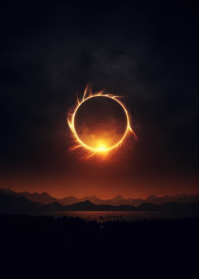 Solar Eclipse Artwork