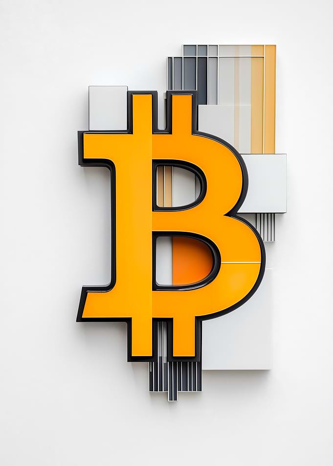 Bitcoin Symbol Abstract