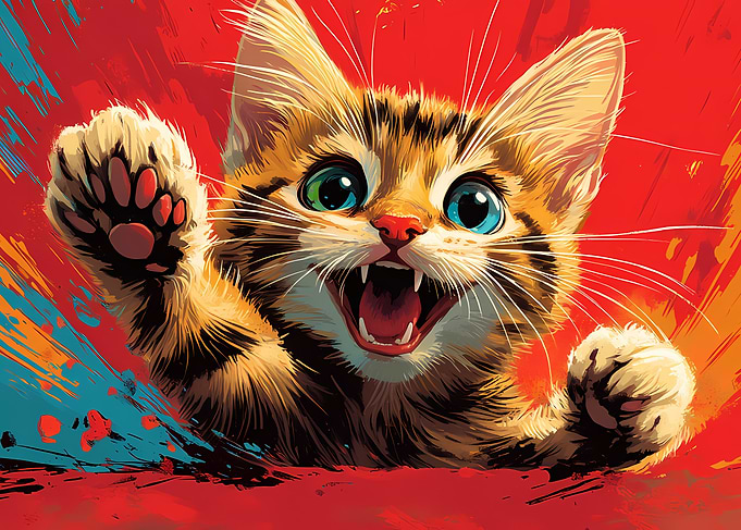 Playful Kitten