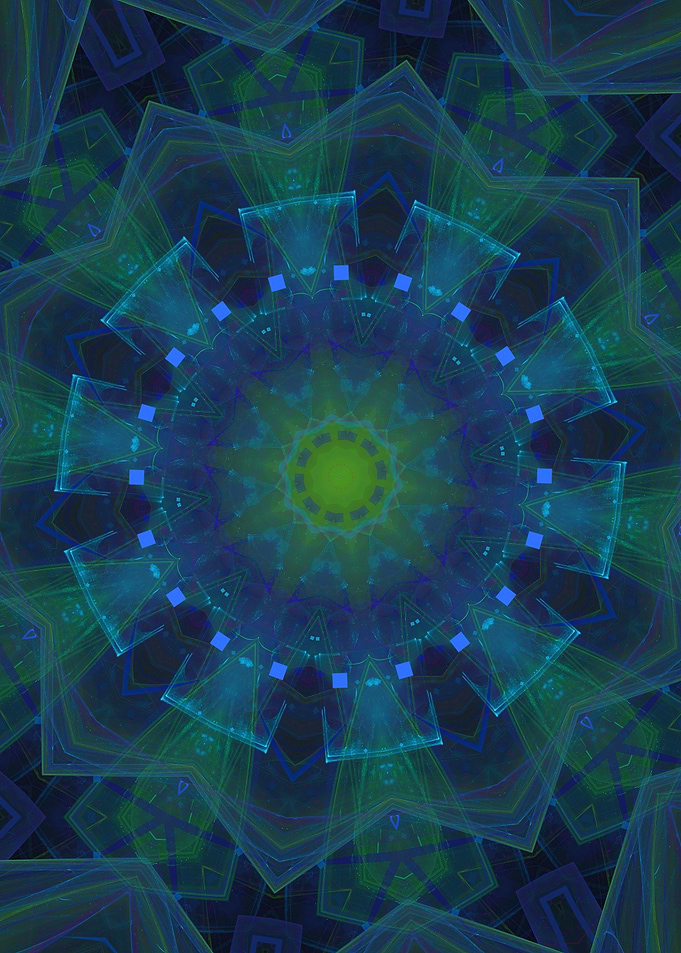 Flower in a Digital Dreamland