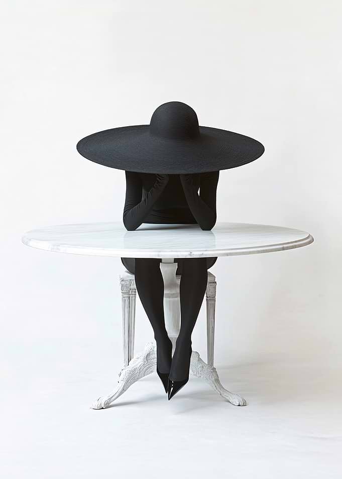 Woman in Black Hat