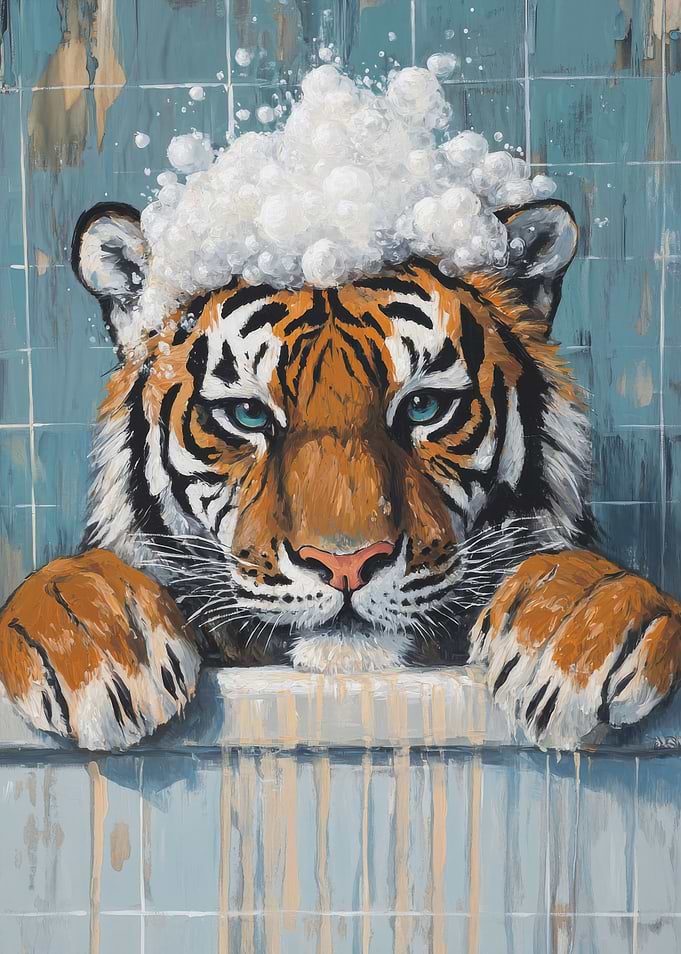 Tiger in a Bath