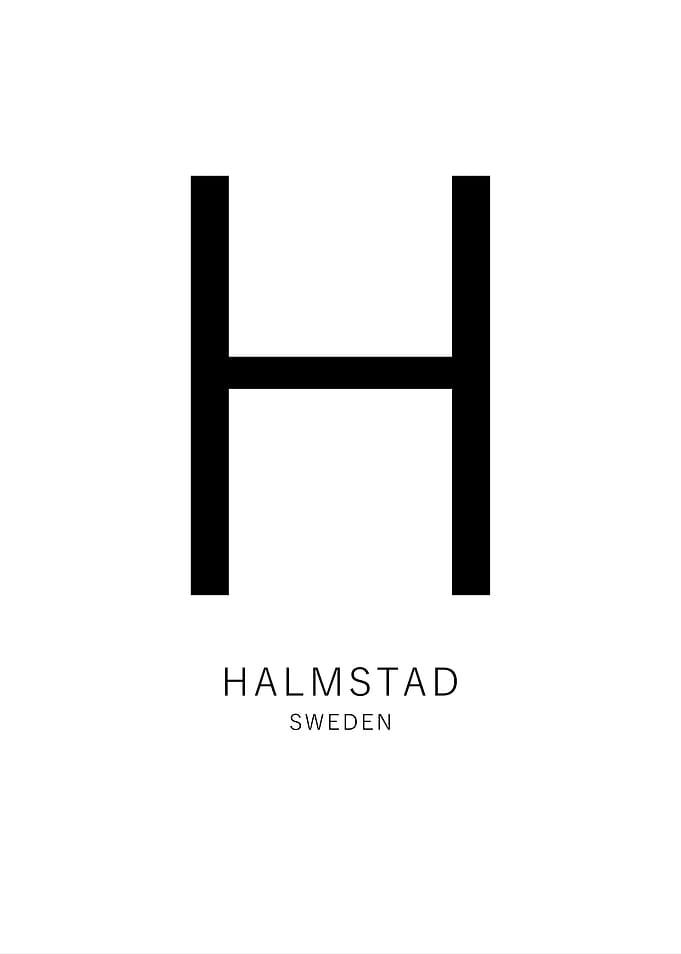 Halmstad Sweden Letter H