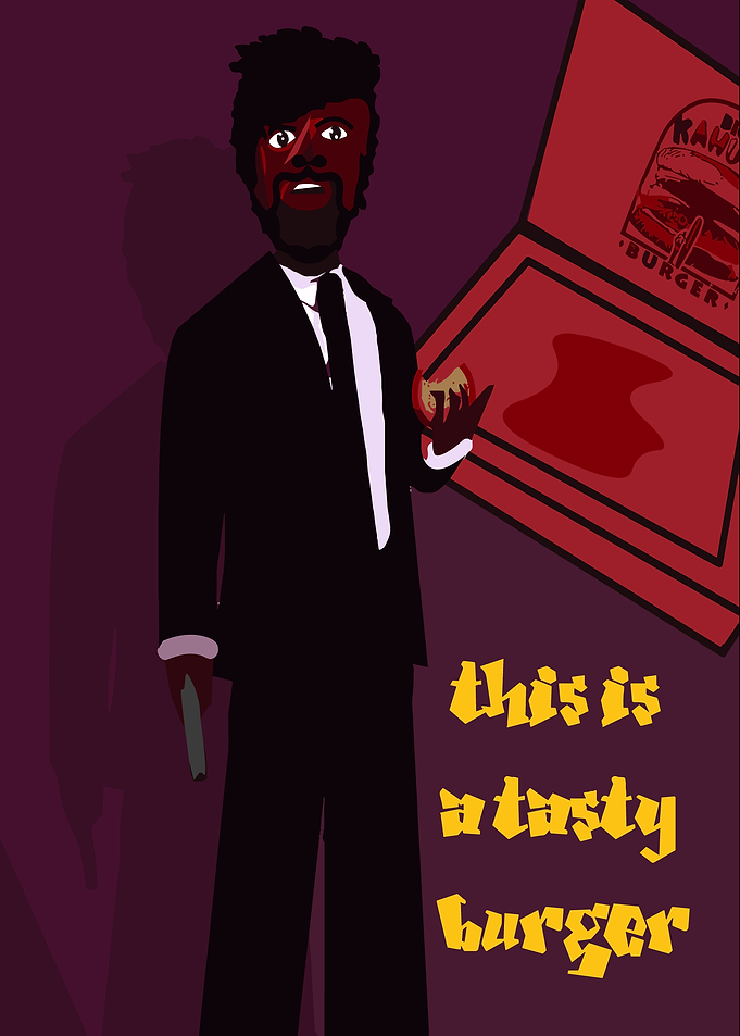 Jules Winnfield Pulp Fiction Burger
