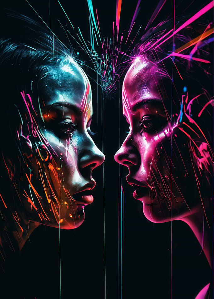Neon Portrait