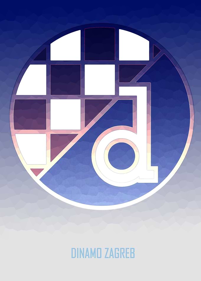Dinamo Zagreb Football Soccer Club Logo