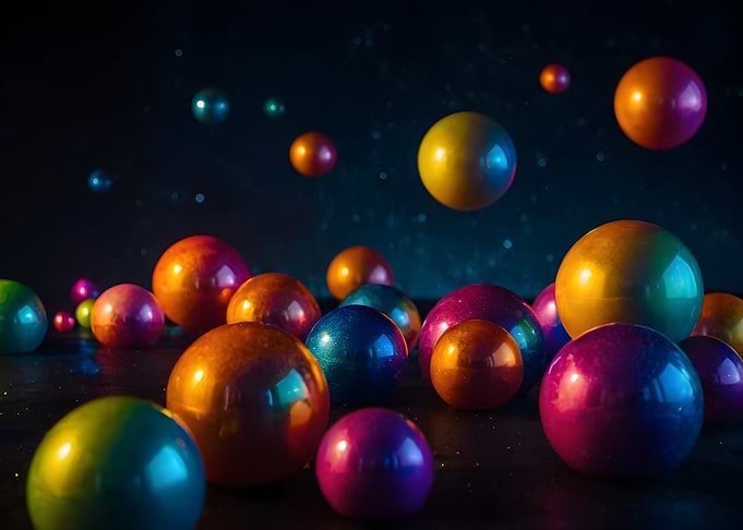 Colorful Shiny Balls