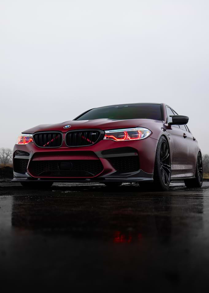 Red BMW M5