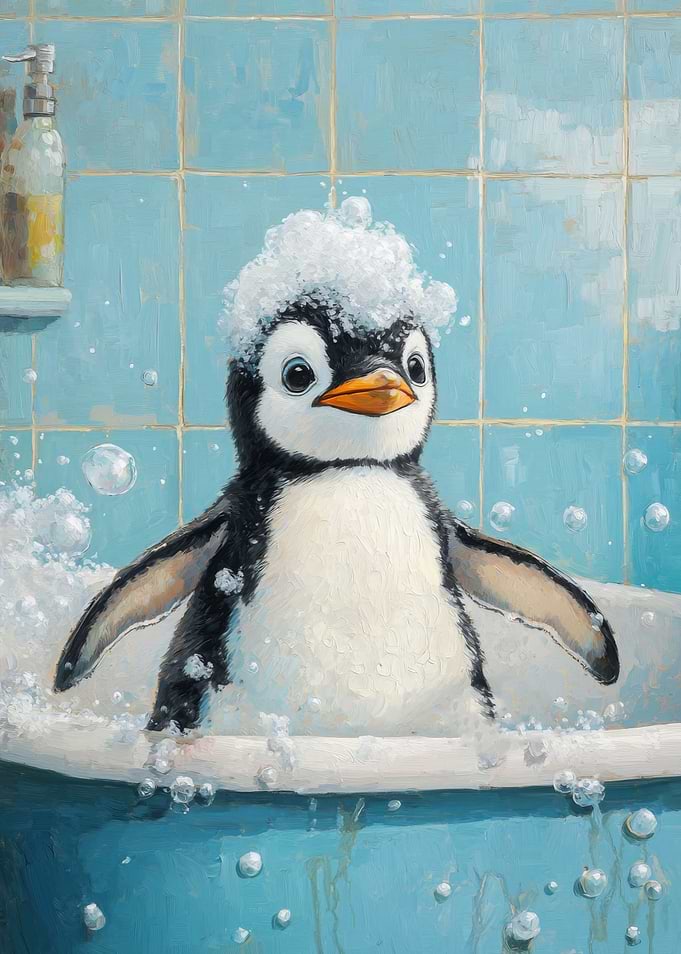 Penguin Bath Time