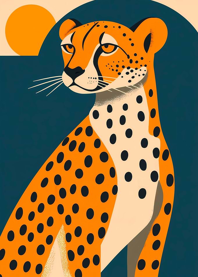 Cheetah Illustration