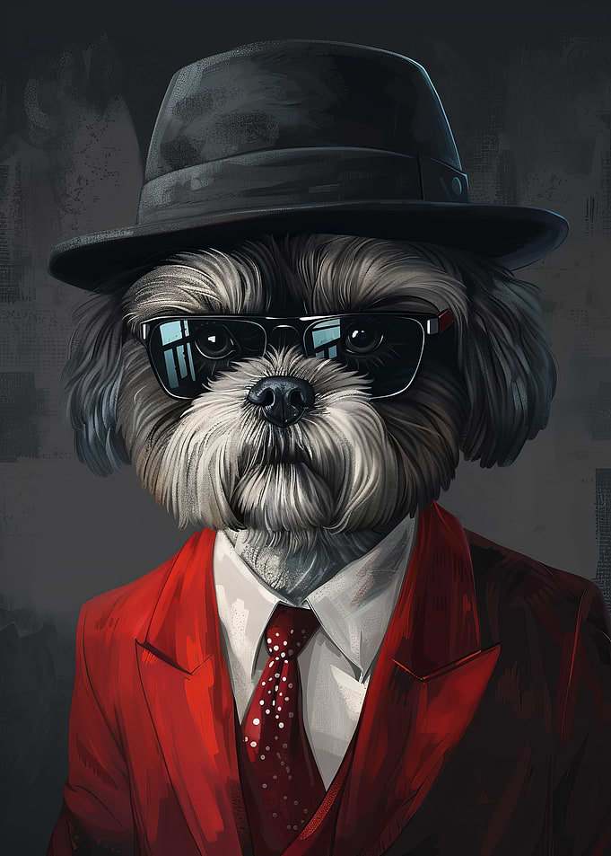 Shih Tzu Suit Hat