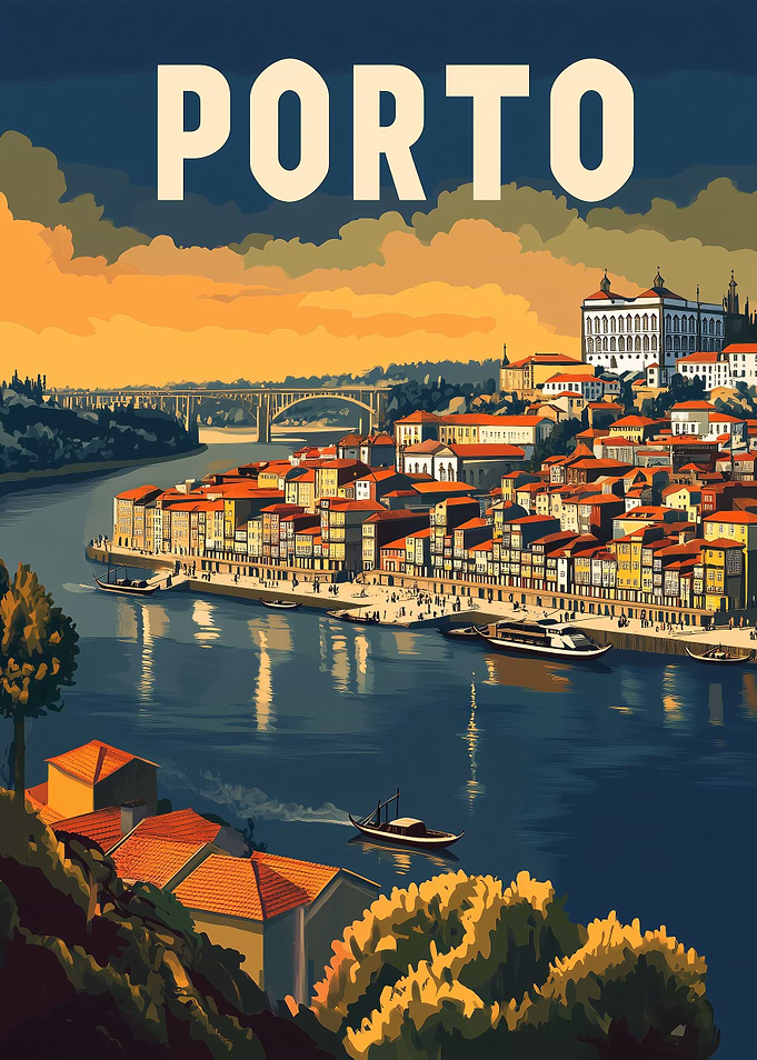 Porto Cityscape Sunset