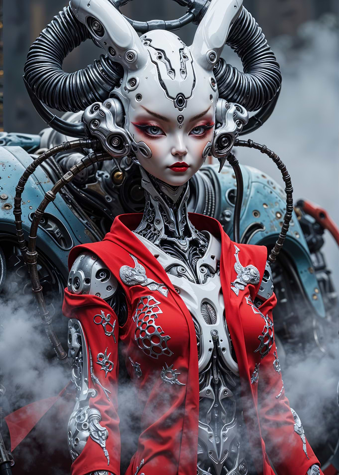 Cyberpunk Geisha