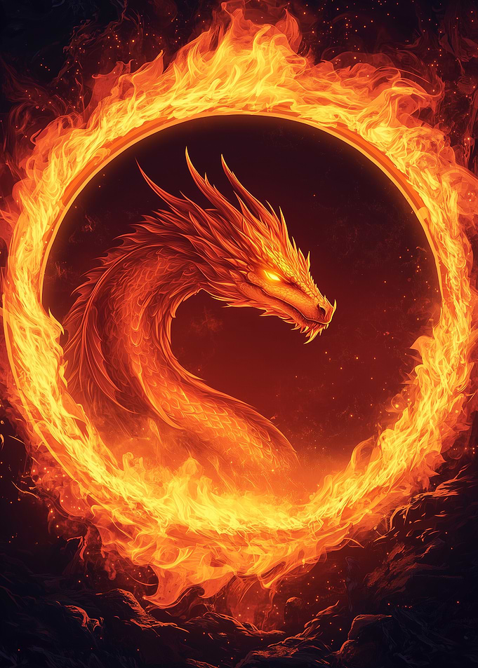 Fiery Dragon Ring