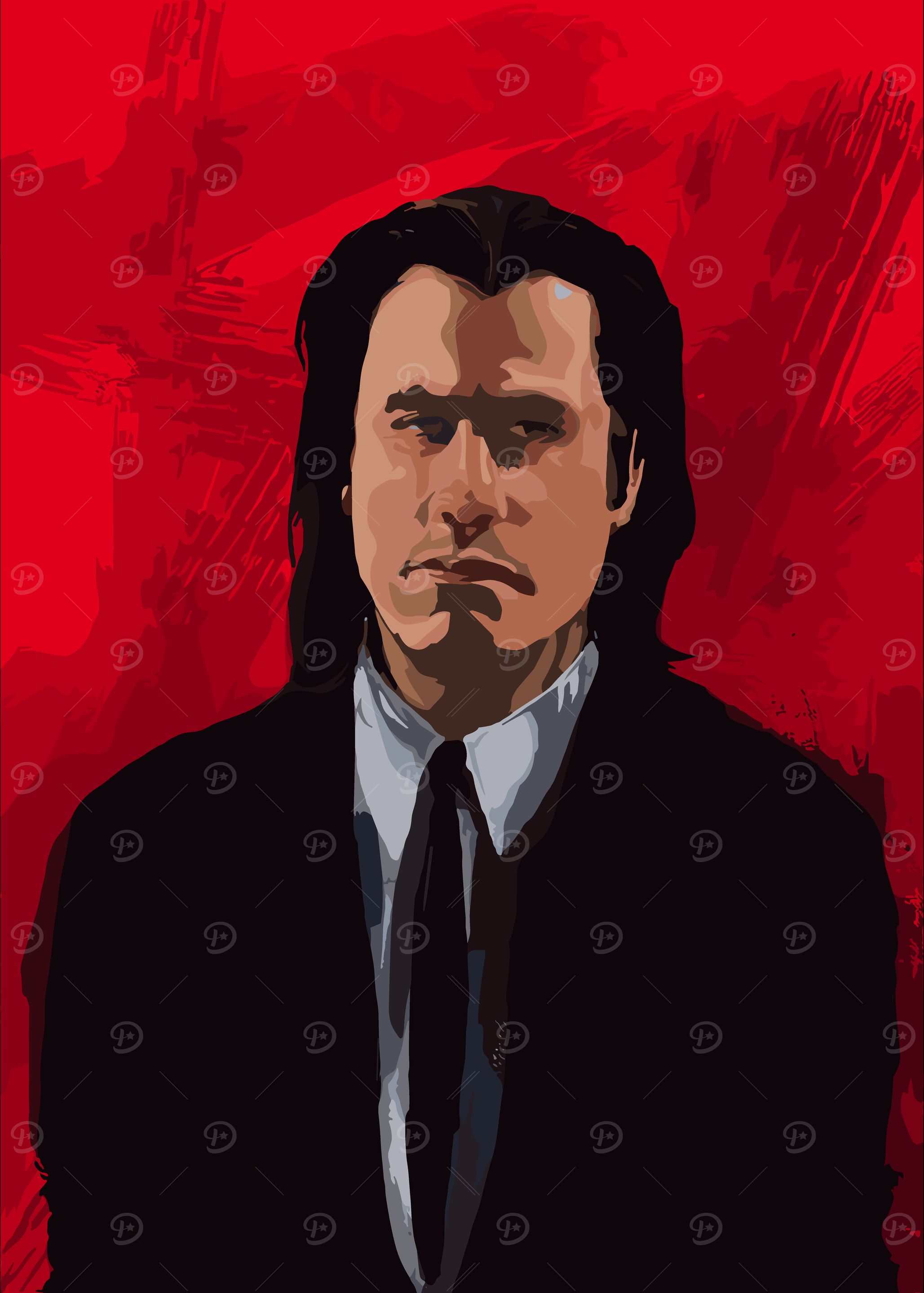 Pulp Fiction Character Art