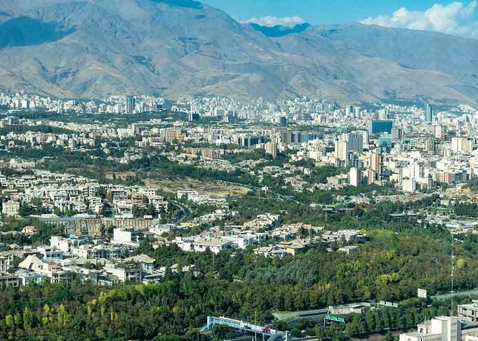 Aerial View of Tehran