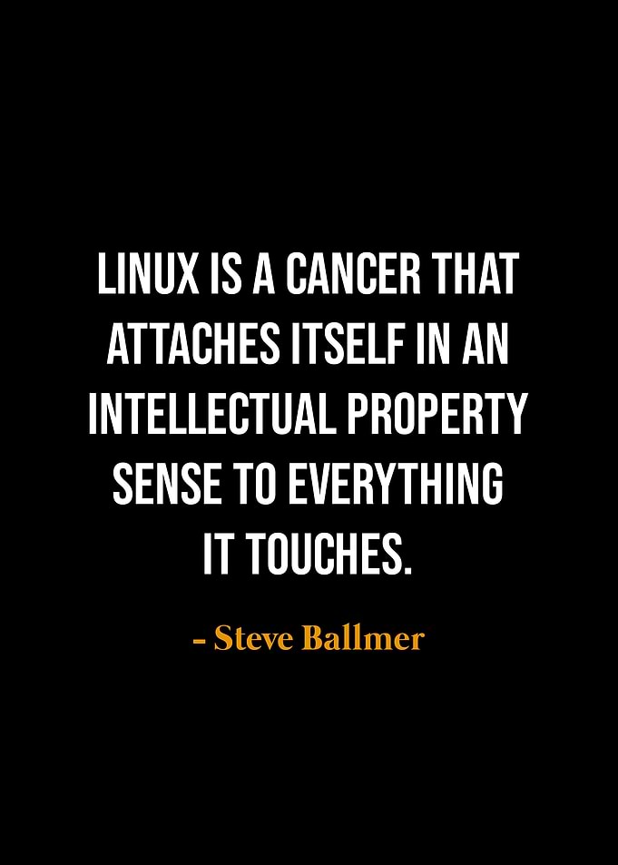 Linux Quote - Steve Ballmer