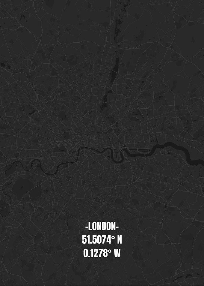 London Map Print