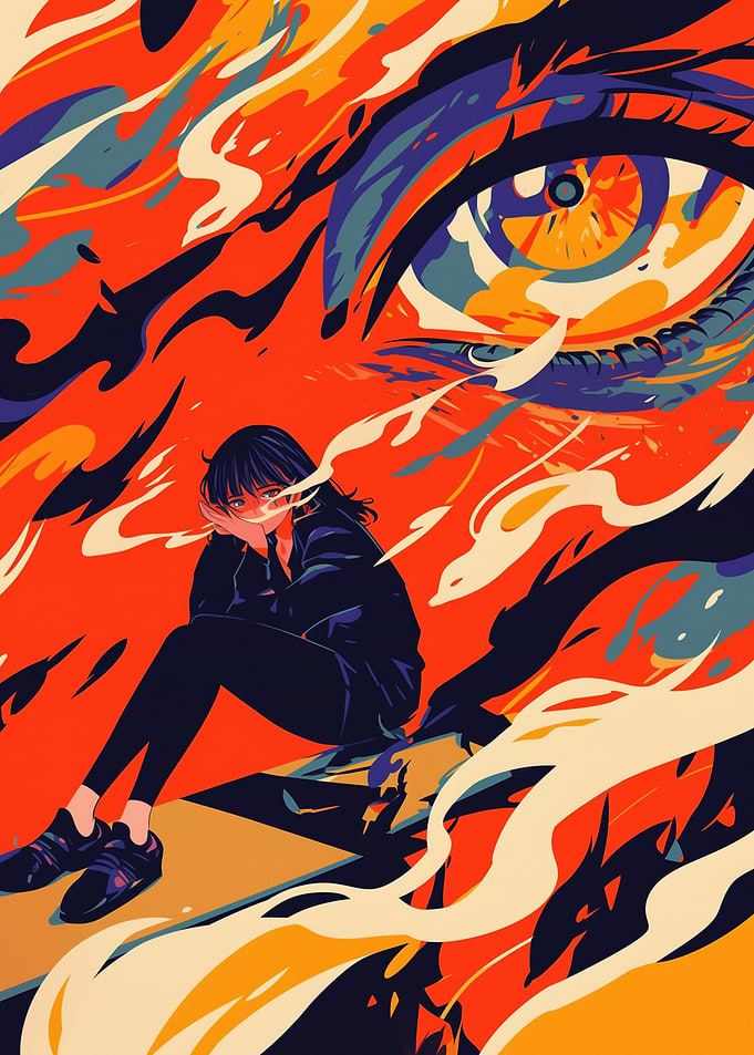 Girl in Flames