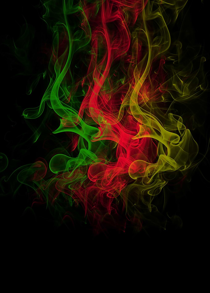 Abstract Smoke Art