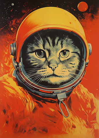 Space Cat Astronaut