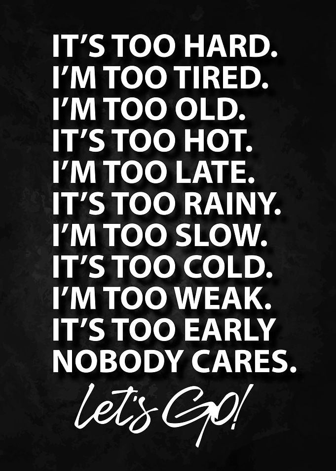 Motivational Quote Poster