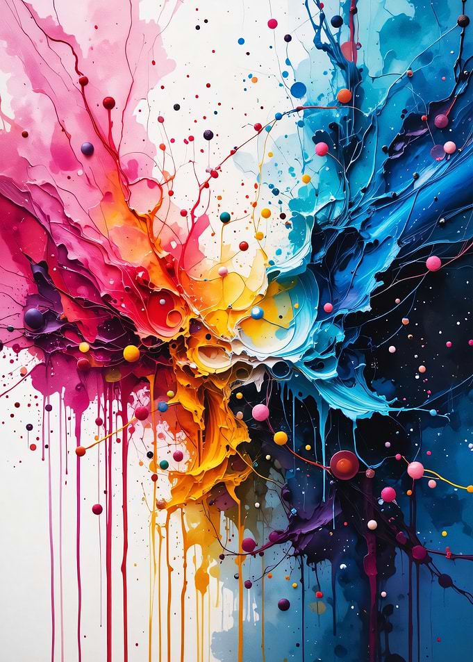 Abstract Color Explosion