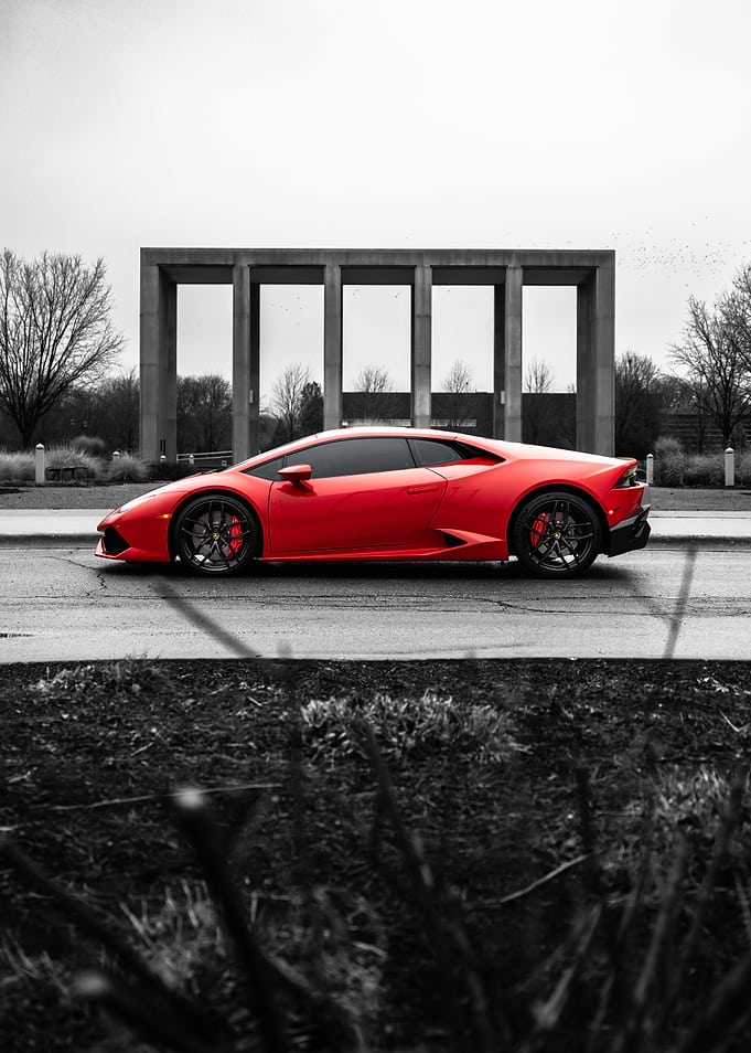 Red Lamborghini Huracan
